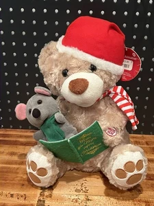 Assistive Technologie Schalter aktiviert Urlaub Bär und Maus lesen eine Geschichte Spielzeug - Bild 1 von 7