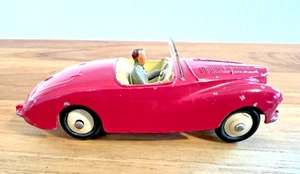 Vintage Original Dark Pink Dinky SUNBEAM ALPINE Convertible with Driver - Picture 1 of 6