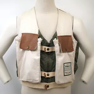 Chevignon Weste Conquest Spirit Leder/Nylon/Baumwoll Mix Gr. L (M) - Bild 1 von 14