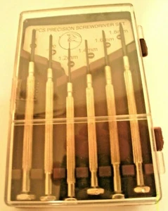 6 Piece Mini Precision Screwdriver Set Electronics, Watches, Eye Glasses, Games - Picture 1 of 11