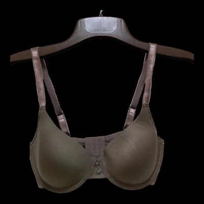 36D JN84008P2 Marrón Jones Nueva York Everyday Microfibra A Medida Camiseta Sujetador Usado en Excelente Condición Foto 1 de 3