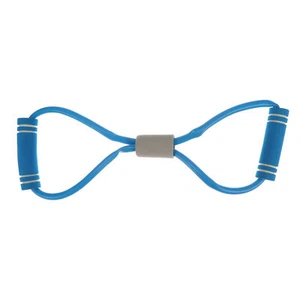 Expansor de banda de resistencia de 8 formas entrenamiento muscular elástico para mujeres hombres azul - Imagen 1 de 7