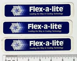 1980er Flex-A-Lite Racing Fans Kühlung Aufkleber Sticker - Bild 1 von 2