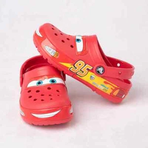 Crocs Lightning McQueen Light-Up Clog Disney Pixar Cars Toddler Size C13 J1 Kids - Picture 1 of 5