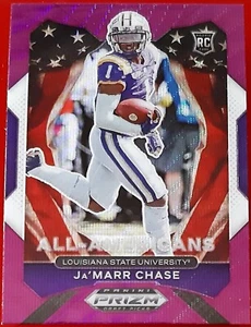 PRIZM DRAFT PICKS FOOTBALL NFL 2021 JA´MARR CHASE ALL-AMERICANS ROOKIE PURPLE - Imagen 1 de 1