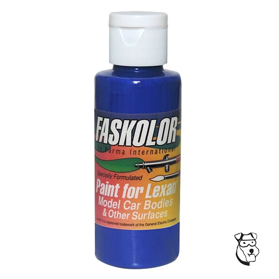 FASKOLOR #40004 BLUE Airbrush Paint RC Body Car Truck - PARMA Mid-America - Image 1 of 1