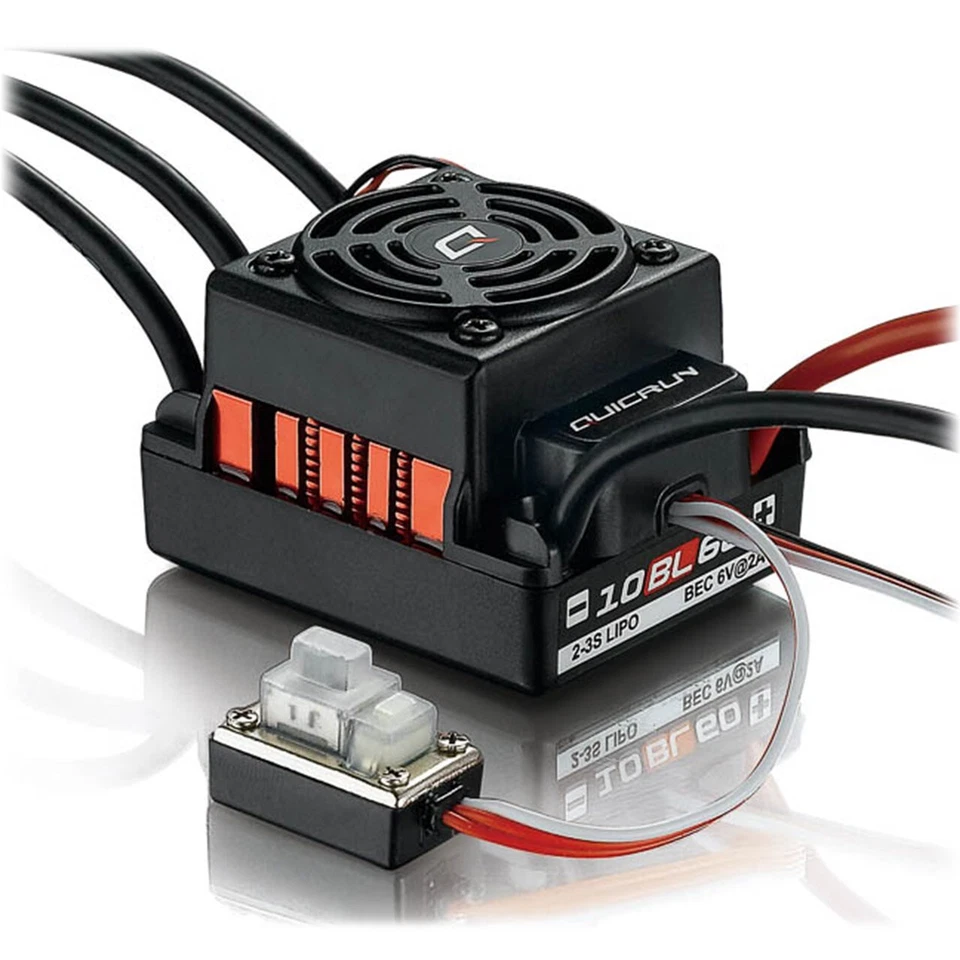 HW30107100 Hobbywing QuicRun WP 10BL60 Brushless ESC 60A 2-3s for 1:10 - Immagine 1 di 4