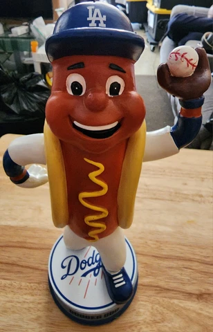 LOS ANGELES DODGERS STATUE DODGER DOG MASCOT HIGH QUALITY Cover