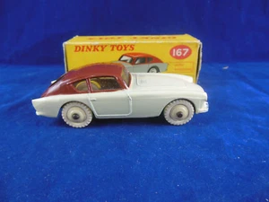 Rare Dinky Toys 167 AC Aceca Coupe Cream & Brown Exceptional Original & Superb - Picture 1 of 12