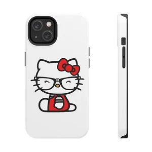 Hello Kitty Nerd Phone Case ( IOS & Samsung) - Picture 1 of 49
