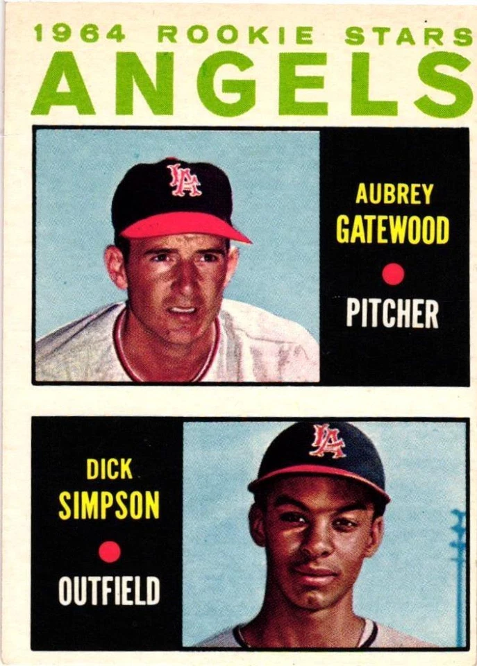 1964 Topps - Angels Rookie Stars - Aubrey Gatewood  Dick Simpson (#127) - Image 1 of 1