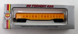 Vintage AHM HO Scale Union Pacific Yellow Gondola 50' Hook and Horn Couplers - Picture 1 of 7