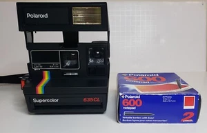Polaroid Super Color 635CL Camera PLUS+ 2pk Polaroid Instant Film Vintage Retro - Imagen 1 de 7