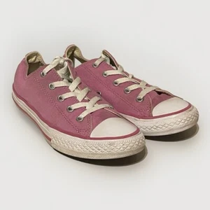 Converse All Star Women’s Size 3 Low Top Pink Sneakers Chuck Taylor Shoes - Picture 1 of 7