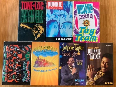 BOOTY MUSIC CASSINGLE BUNDLE 1989-1998! GREAT SHAPE! ALL PLAY! - Image 1 of 4