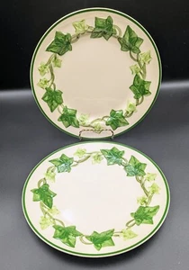 “I Love Lucy” show Franciscan IVY Luncheon Plates 9-1/2 Set Of 2 1964-66 TV - Picture 1 of 5