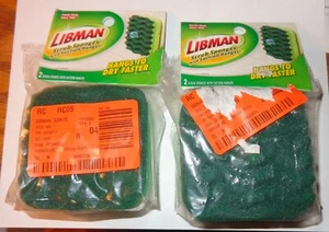 NUEVO Libman 3,5 pulgadas x 3,5 pulgadas Esponjas verdes (4 unidades) con colgadores de succión - Imagen 1 de 5