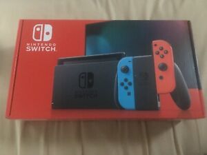 Nintendo Switch HAC-001(-01) with Neon Blue and Neon Red Joy‑Con