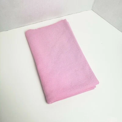 Cotton Blend Spandex Fabric sewing quilting clothing Pink 58x24" Used Vintage - Image 1 of 4