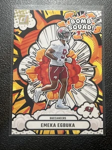 2025 Donruss Emeka Egbuka Bomb Squad #BS-EEA (RC) Tampa Bay - Bild 1 von 2