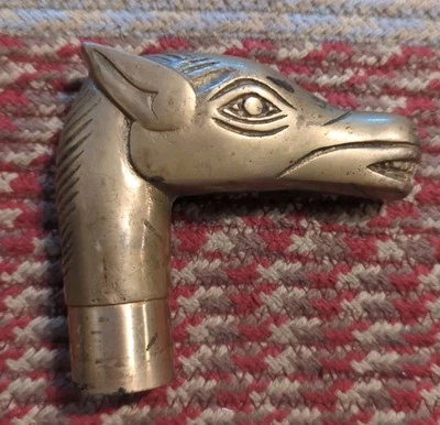 复古黄铜马头甘蔗顶螺丝 3.5  — 第 1/4 张图片