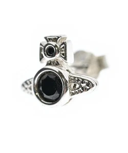 Vivienne Westwood Earrings SilverxBlack 2200600235057 - Picture 1 of 4