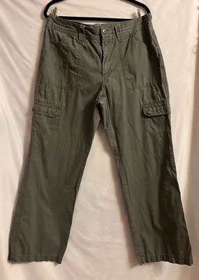 Pantalones cargo para mujer FADED GLORY follaje verde lavado talla 16R hippy boho Y2K LEER Foto 1 de 4