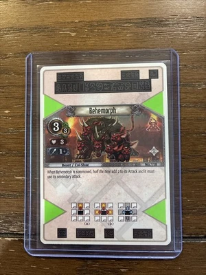 Behemorph Eye of Judgment EOJ #118 PS3 Biolith Rebellion Set 2 Mint - Image 1 of 2