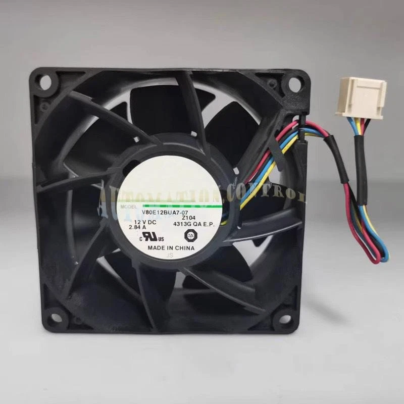 1PC For NIDEC V80E12BUA7-07 DC12V 2.84A 8CM 8038 4-PIN PWM Cooling Fan - Image 1 of 1