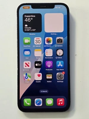 iPhone 12 Pro Max 256GB Pacific Blue Unlocked A2342 - Image 1 of 3