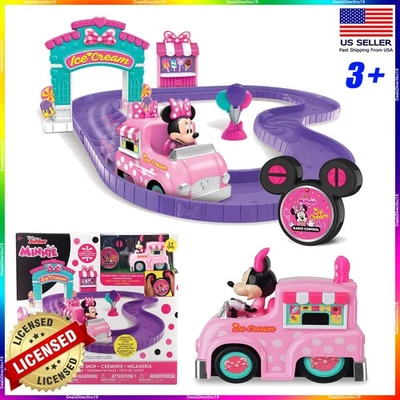 Disney Junior Minnie Mouse игрушки для детей 3 4 5 RC пожарная машина трек набор лицензированный - Изображение 1 из 4