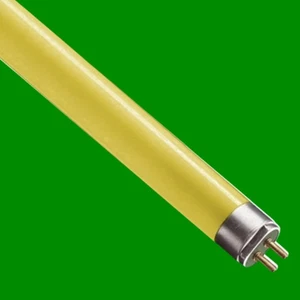 4x 20W T4 567mm, 552mm Yellow Coloured Fluorescent Tube 2pin G5 Strip Light Bulb - Picture 1 of 3