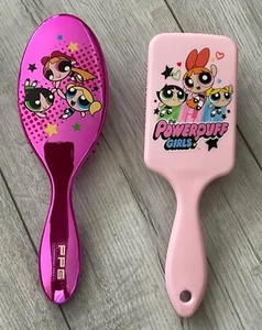 THE POWER PUFF GIRLS HAIRBRUSH..PINK, 2 DESIGNS..BRAND NEW - Picture 1 of 5