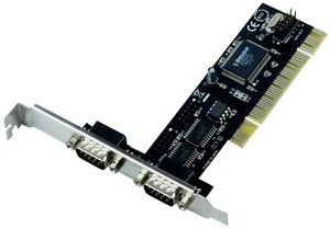 Contrôleur MOSCHIP PCI-2S MCS9835CV 2xCOM RS-232 PCI RS-232 Standard Profil - Photo 1/2
