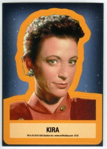 STAR TREK INFLEXIONS STARFLEET'S FINEST THROWBACK STICKER INSERT ST22 KIRA NERYS - Picture 1 of 2