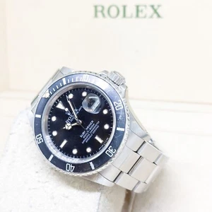 Rolex 40mm Black Dial Submariner Date 168000 (1986) - Picture 1 of 6
