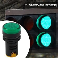 Energy Efficient LED Pilot Light Indicator Panel Mount 220V Round Button Shape