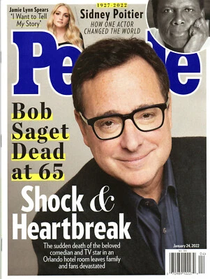 PEOPLE Magazine January 24 2022 Bob Saget Sidney Poitier Neil Patrick Harris - Image 1 of 2