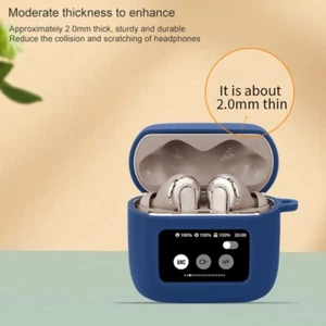 Earphone Cover for 3 Wireless Earbuds Silicone Shell Scratchproof Housing - Picture 1 of 13