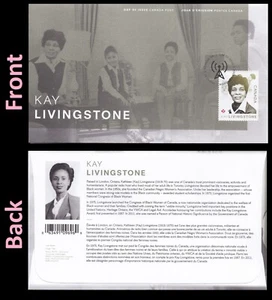 Canada 3085 Black History Month Kay Livingstone FDC 2018 - Picture 1 of 3