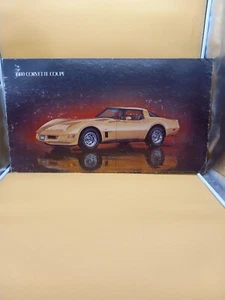  Original Chevrolet Chevy Dealer Showroom Cardboard Poster 1980 Corvette Coupe - Picture 1 of 7