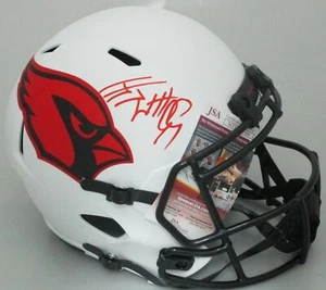 Cardinals JJ WATT Signed Full Size LUNAR Replica Speed Helmet AUTO Badgers - JSA - Picture 1 of 1