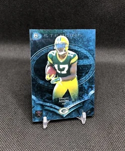 2014 Bowman Sterling Davante Adams /25 BLUE WAVE REFRACTOR SSP Rookie Card #39 - Picture 1 of 19