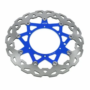 Brake Front Blue Motorcycle 320MM For Yamaha WR F 450CC model year 2003-2014 - Picture 1 of 5