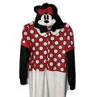Disney Minnie Mouse Bodysuit One Piece Sleepwear Costume Women's Sz Med. G1x11