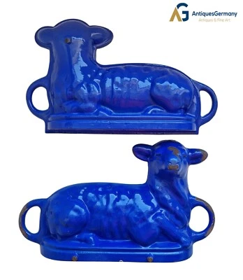 Antike Backform aus Gusseisen - Lamm / Osterlamm,  5 kg schwer    (# 16692) - Bild 1 von 4