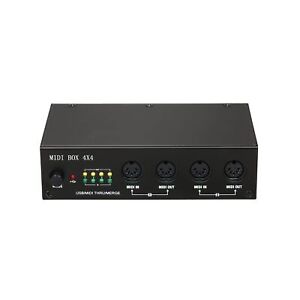 MIDI Interface USB MIDI Interface MIDI Box 4X4 devices for music 4 IN /4 Out ...