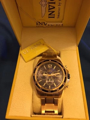Invicta Men's INVICTA Specialty 13978 Gold W/defects - Photo 1/4