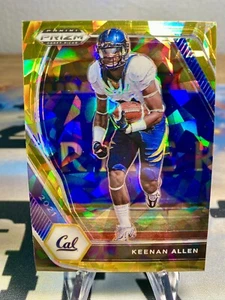 2021 Keenan Allen Panini Prizm Draft Picks Gold Cracked Ice #42 California - Picture 1 of 2