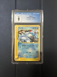 Pokemon Marill CGC 9 Expedition Base 120/165 Mint PSA E Series - Picture 1 of 2